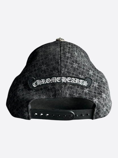 Chrome Hearts Black Cross Patch Jacquard Logo Hat