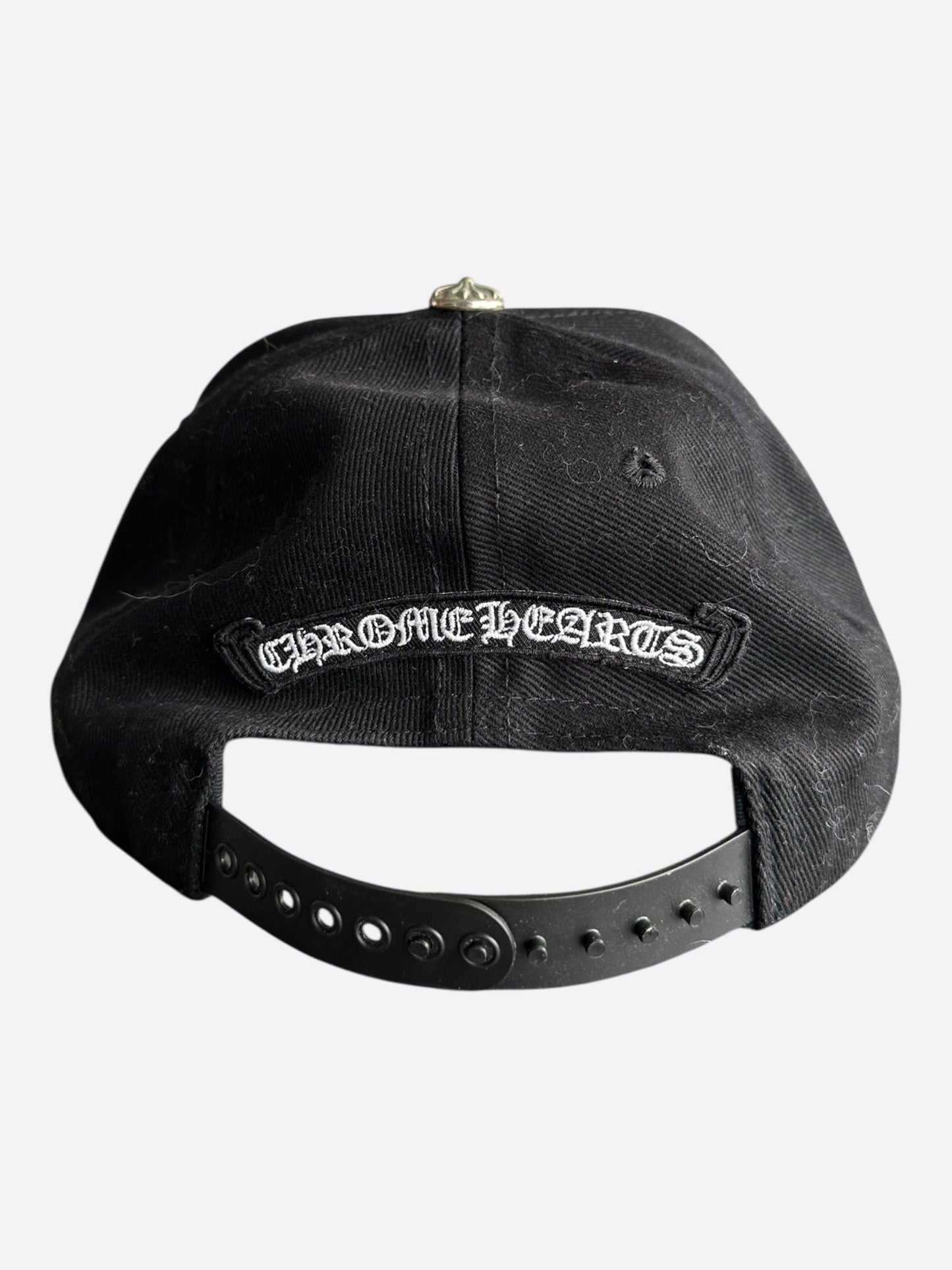 Chrome Hearts Black & White Dagger Logo Hat