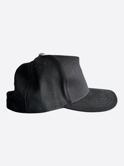 Chrome Hearts Black & White Dagger Logo Hat