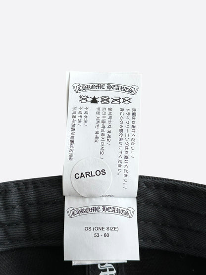 Chrome Hearts Black & White Dagger Logo Hat