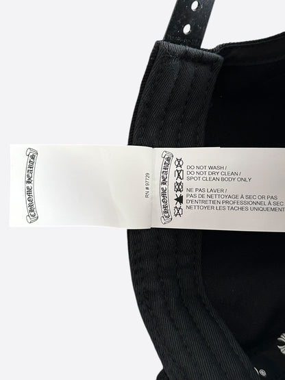 Chrome Hearts Black & White Dagger Logo Hat