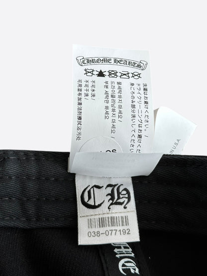 Chrome Hearts Black & White Dagger Logo Hat