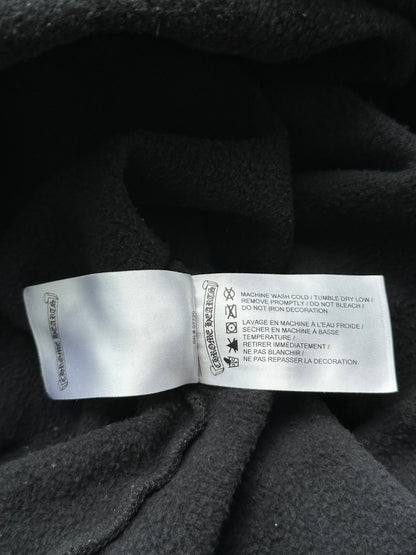 Chrome Hearts Black & White T-Bar Logo Hoodie