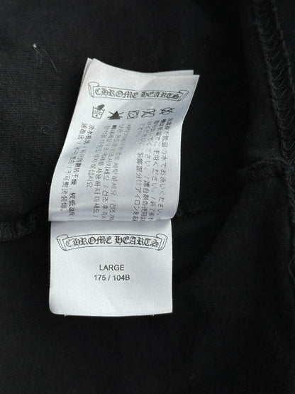 Chrome Hearts Black & White Scroll Logo T-Shirt