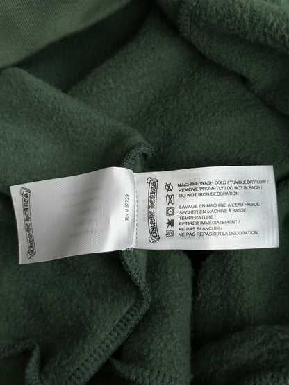 Chrome Hearts Green & Yellow T-Bar Logo Hoodie