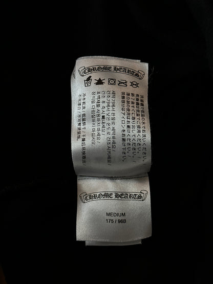 Chrome Hearts Black & White Scroll Logo T-Shirt