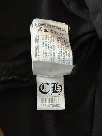 Chrome Hearts Black & White Scroll Logo T-Shirt