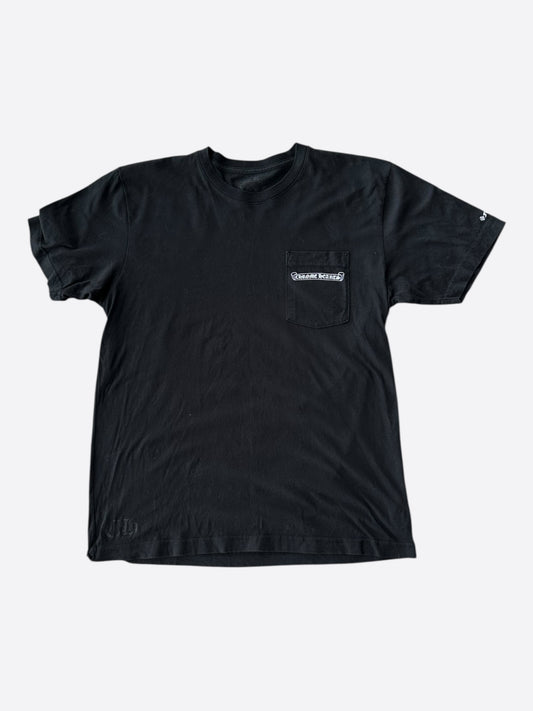 Chrome Hearts Black & White Scroll Logo T-Shirt