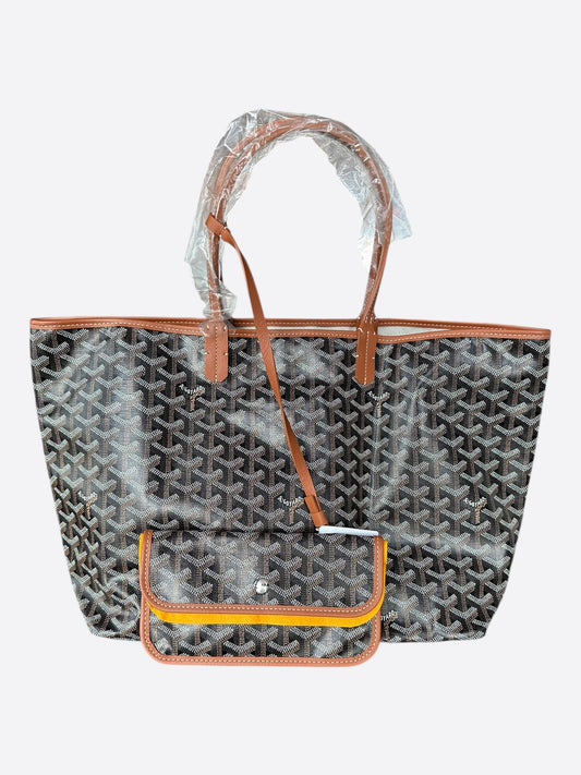 Goyard Black & Brown St. Louis Tote Bag