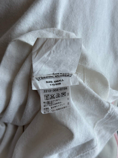 Chrome Hearts White & Black Cross Logo T-Shirt