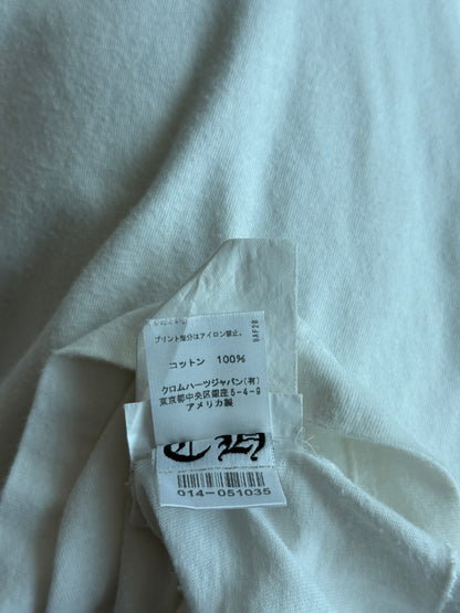 Chrome Hearts White & Black Cross Logo T-Shirt