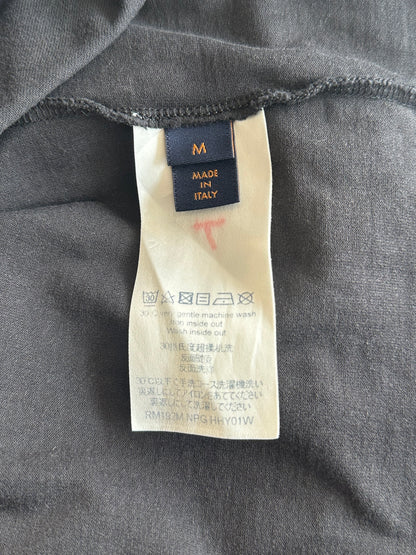 Louis Vuitton Black & White Holy Mountain Graphic T-Shirt