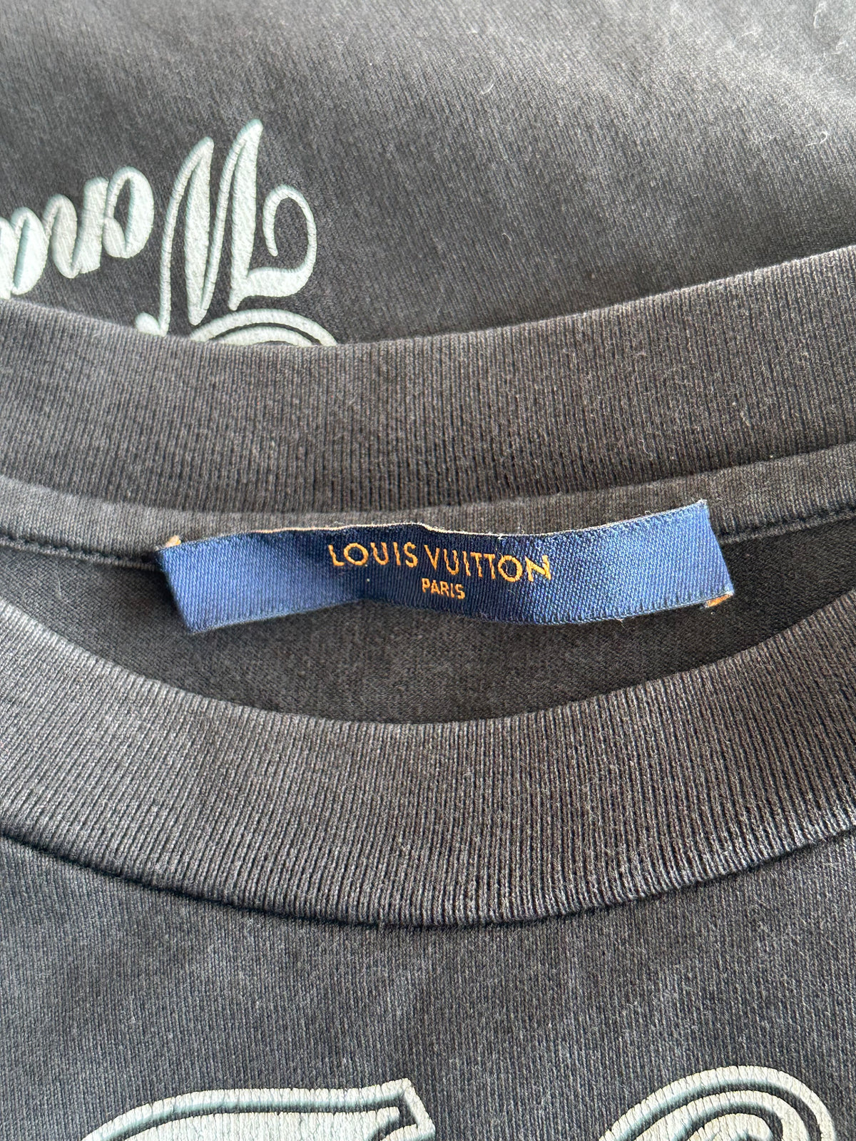 Louis Vuitton Black & White Holy Mountain Graphic T-Shirt
