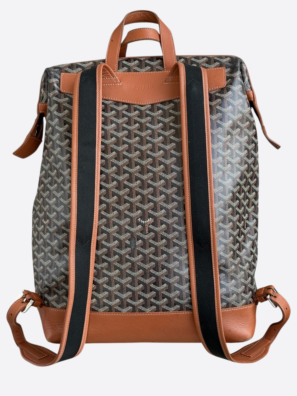 Goyard Black & Brown Cisalpin Backpack