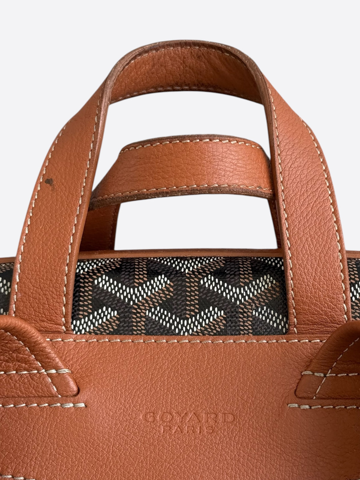 Goyard Black & Brown Cisalpin Backpack
