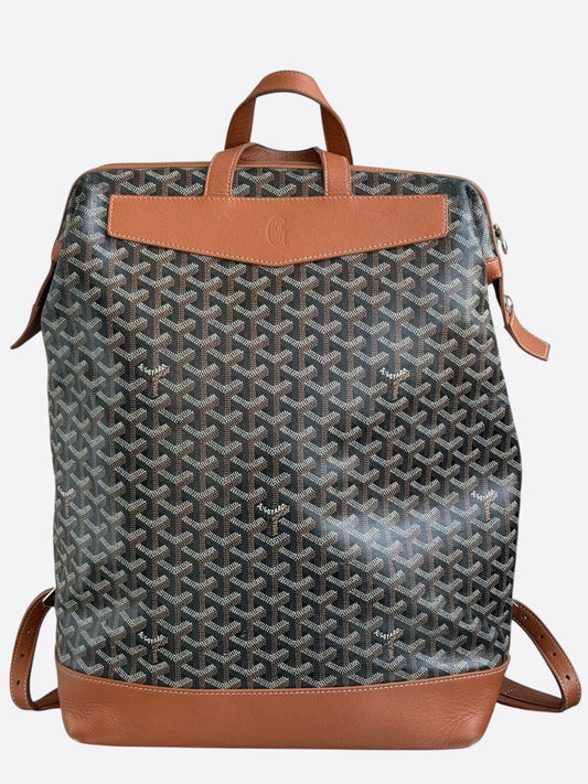 Goyard Black & Brown Cisalpin Backpack