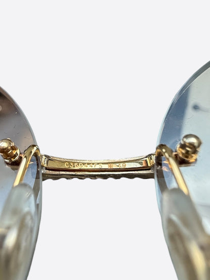 Cartier Gold & Red Piccadilly Sunglasses