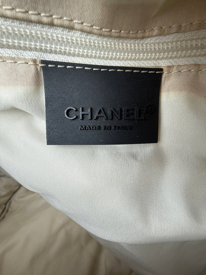 Chanel Black CC Logo Sport Line Nylon Duffel Bag