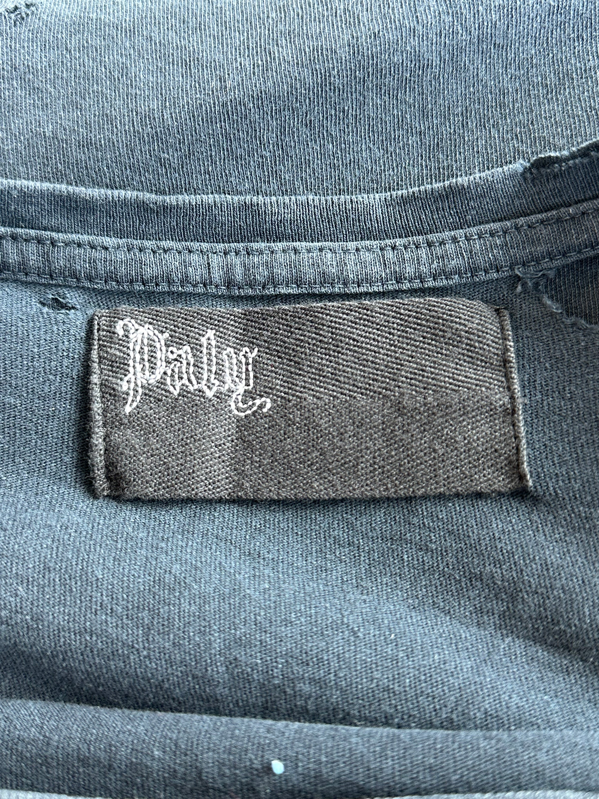 Paly Navy & White Loves Of Liz Graphic Distressed T-Shirt