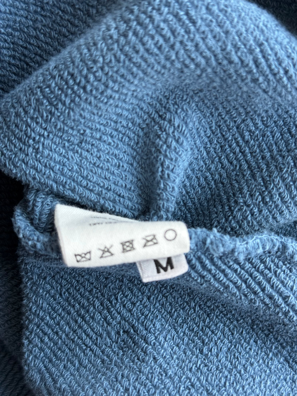 Paly Vintage Blue Sunset Sal Graphic Distressed Hoodie