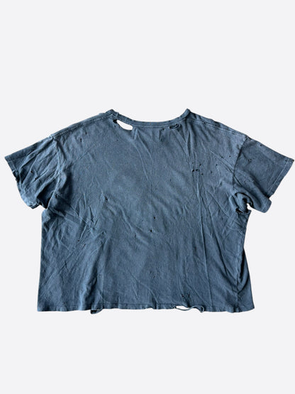 Paly Navy & White Loves Of Liz Graphic Distressed T-Shirt