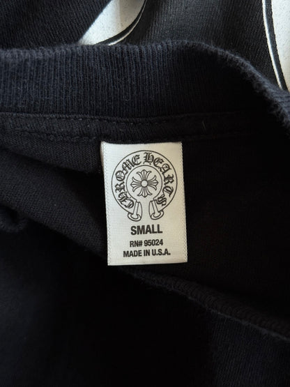 Chrome Hearts Black & White Cross Logo T-Shirt