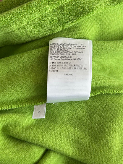 Bottega Green Towel Henley T-Shirt