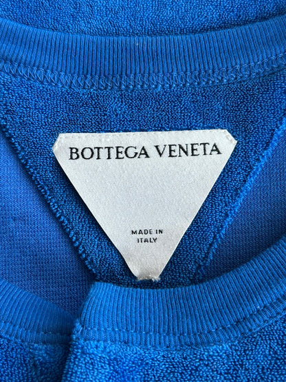Bottega Blue Towel Henley T-Shirt