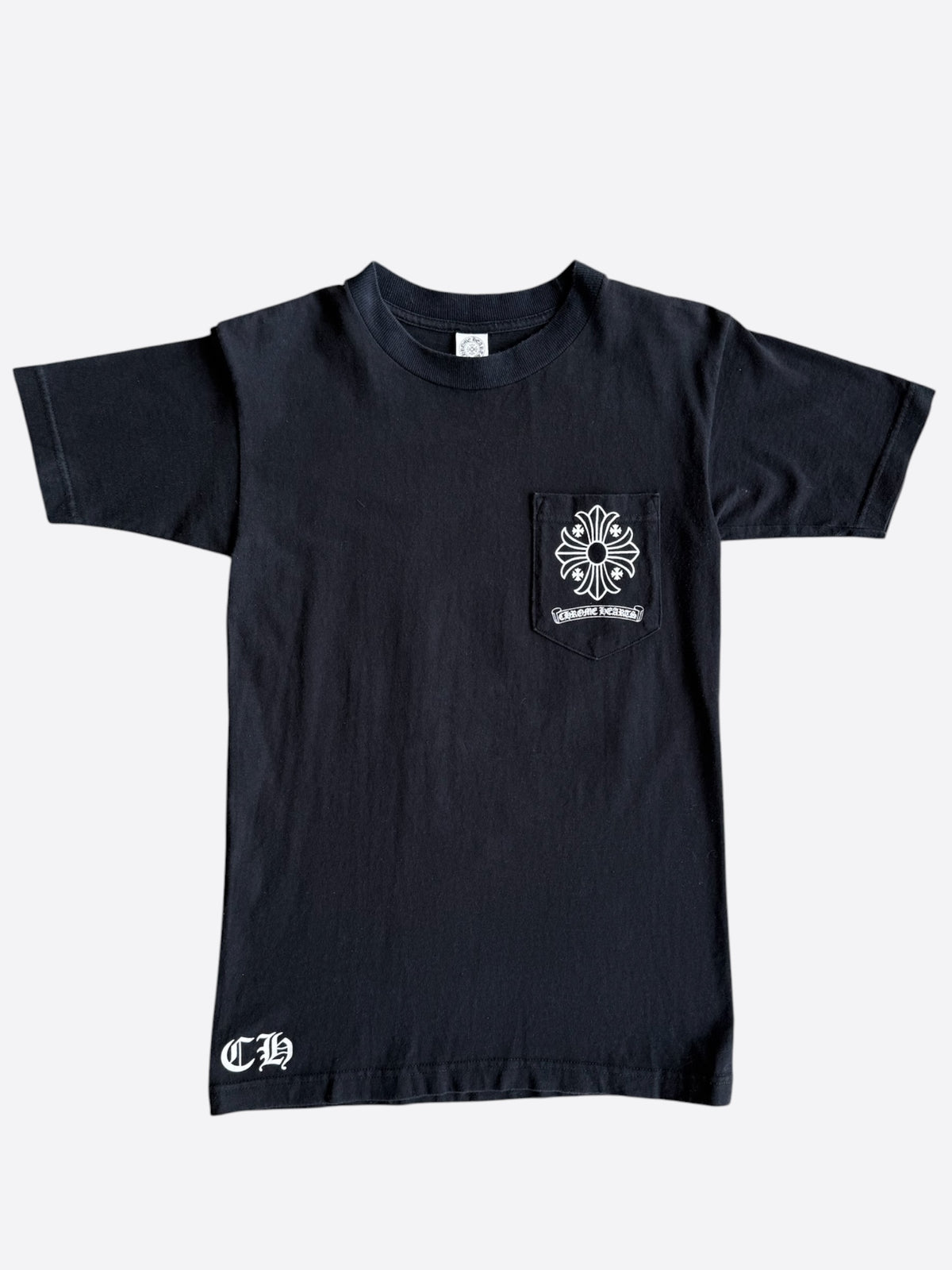 Chrome Hearts Black & White Cross Logo T-Shirt