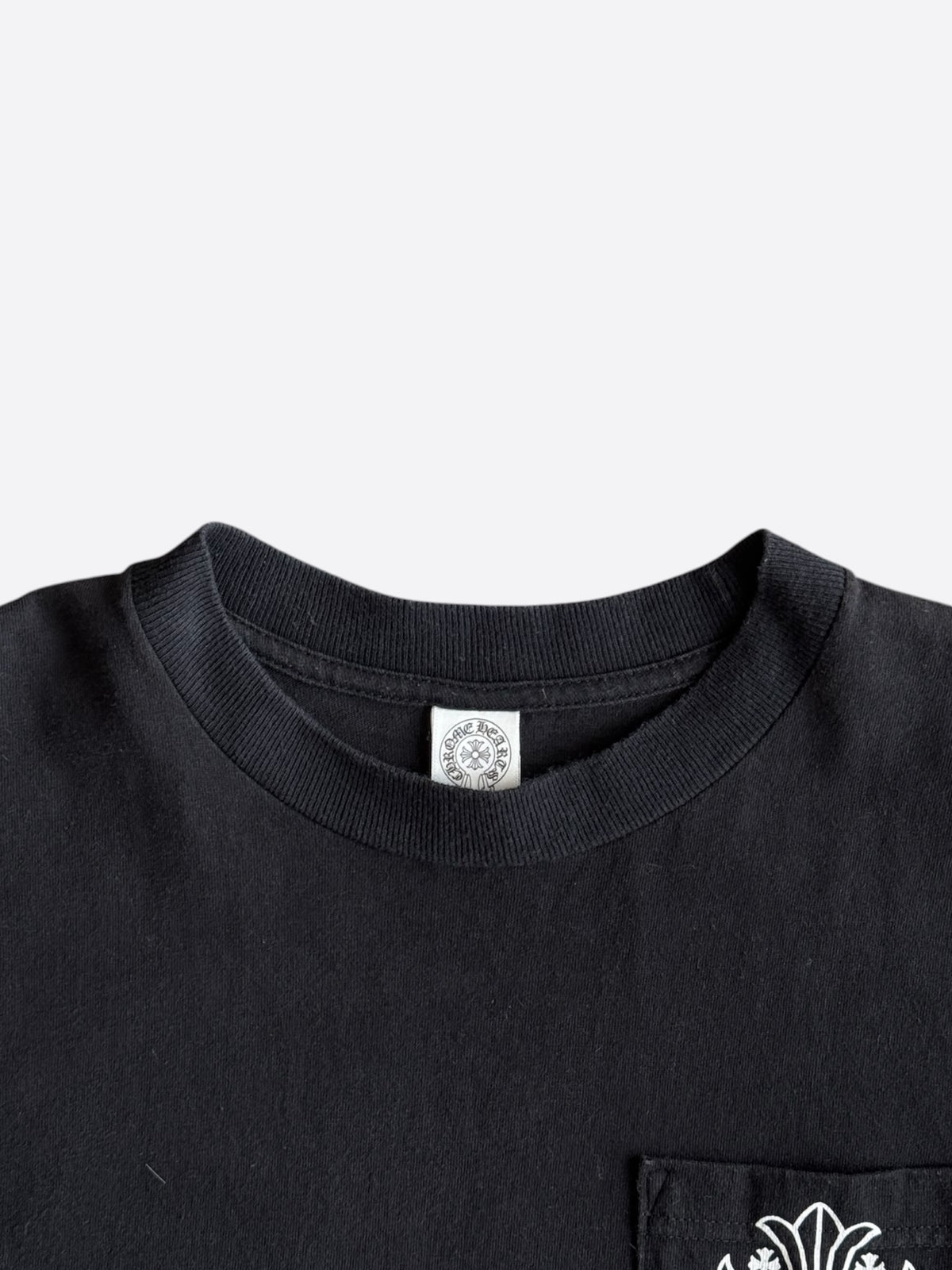 Chrome Hearts Black & White Cross Logo T-Shirt