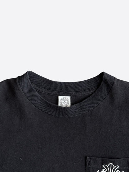 Chrome Hearts Black & White Cross Logo T-Shirt