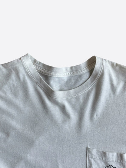 Chrome Hearts White & Black Cross Logo T-Shirt