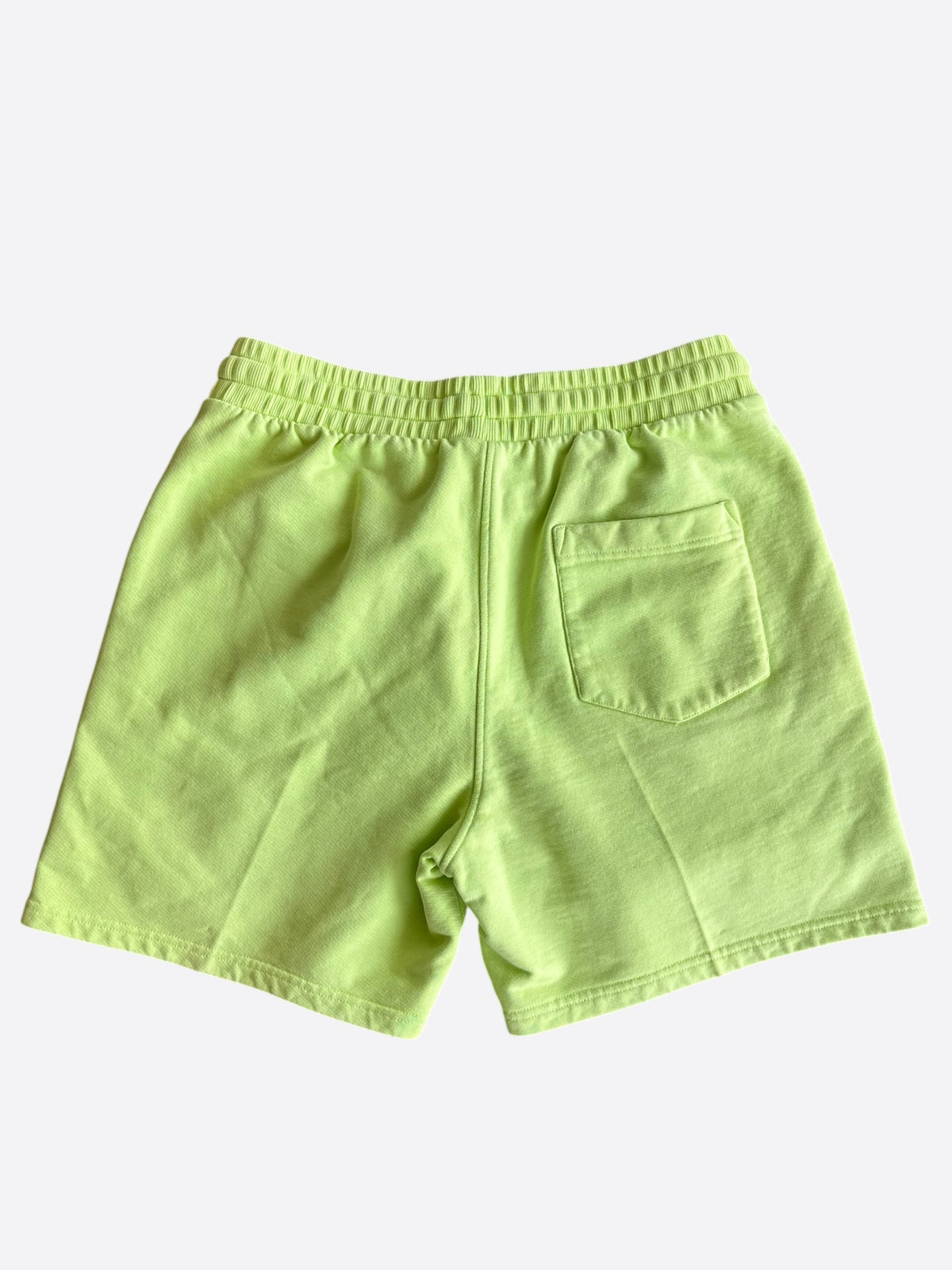 Casablanca Green Afro Cubism Tennis Club Logo Shorts