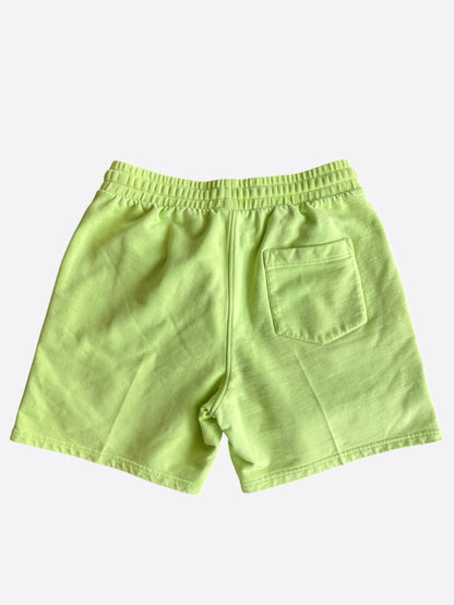 Casablanca Green Afro Cubism Tennis Club Logo Shorts