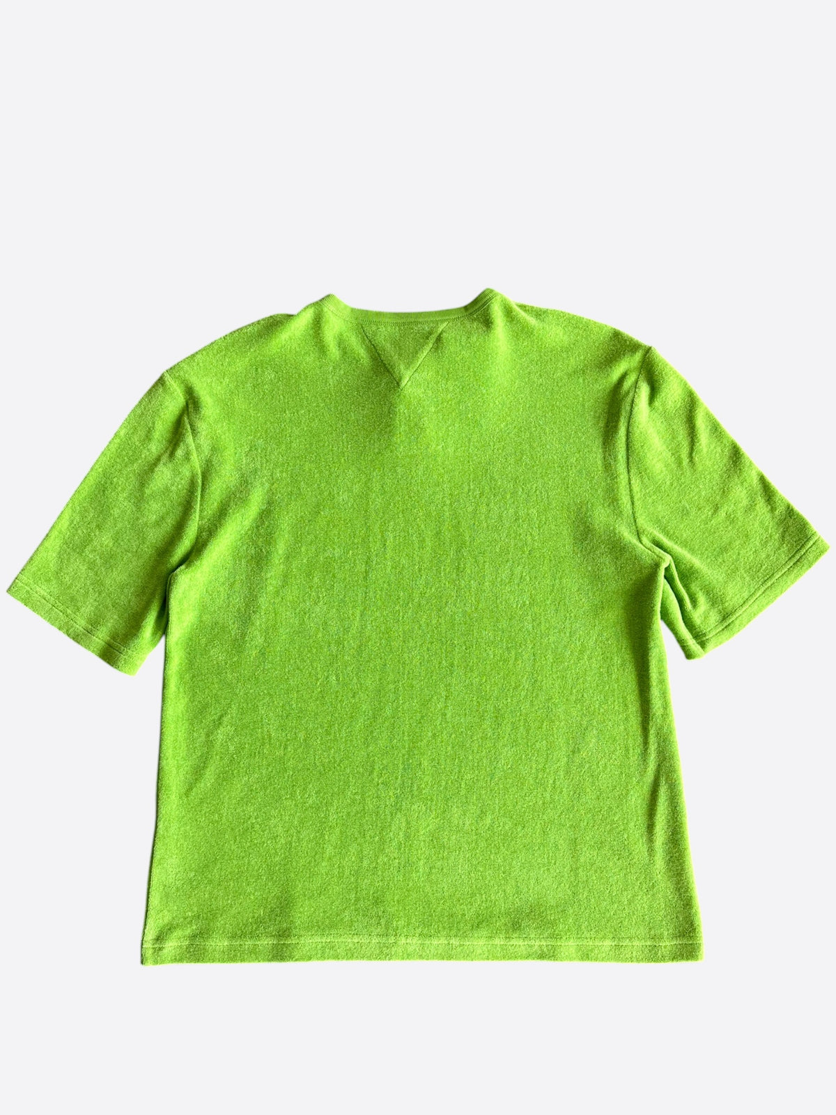 Bottega Green Towel Henley T-Shirt