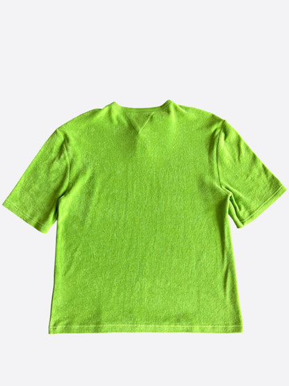 Bottega Green Towel Henley T-Shirt
