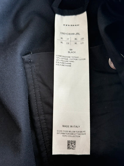 Rick Owens Black Mastodon Coated Cargo Pants