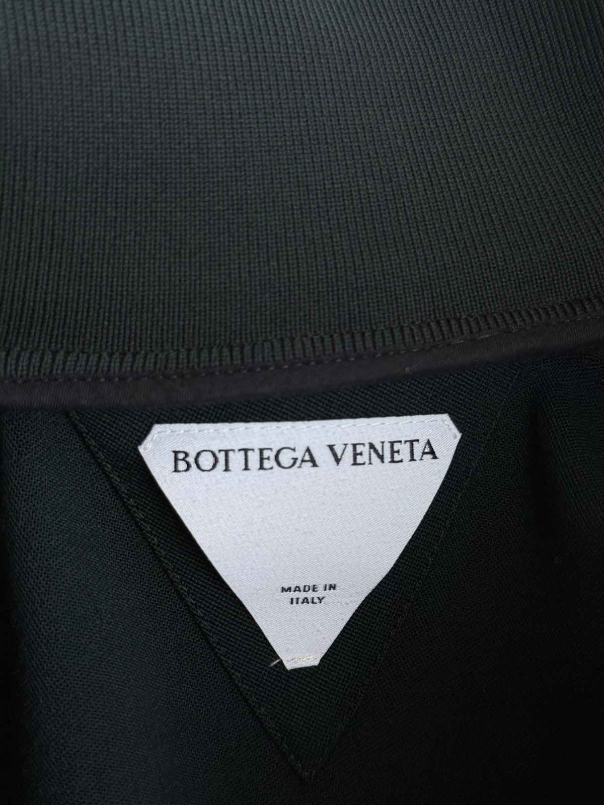 Bottega Veneta Green & White Striped Track Jacket