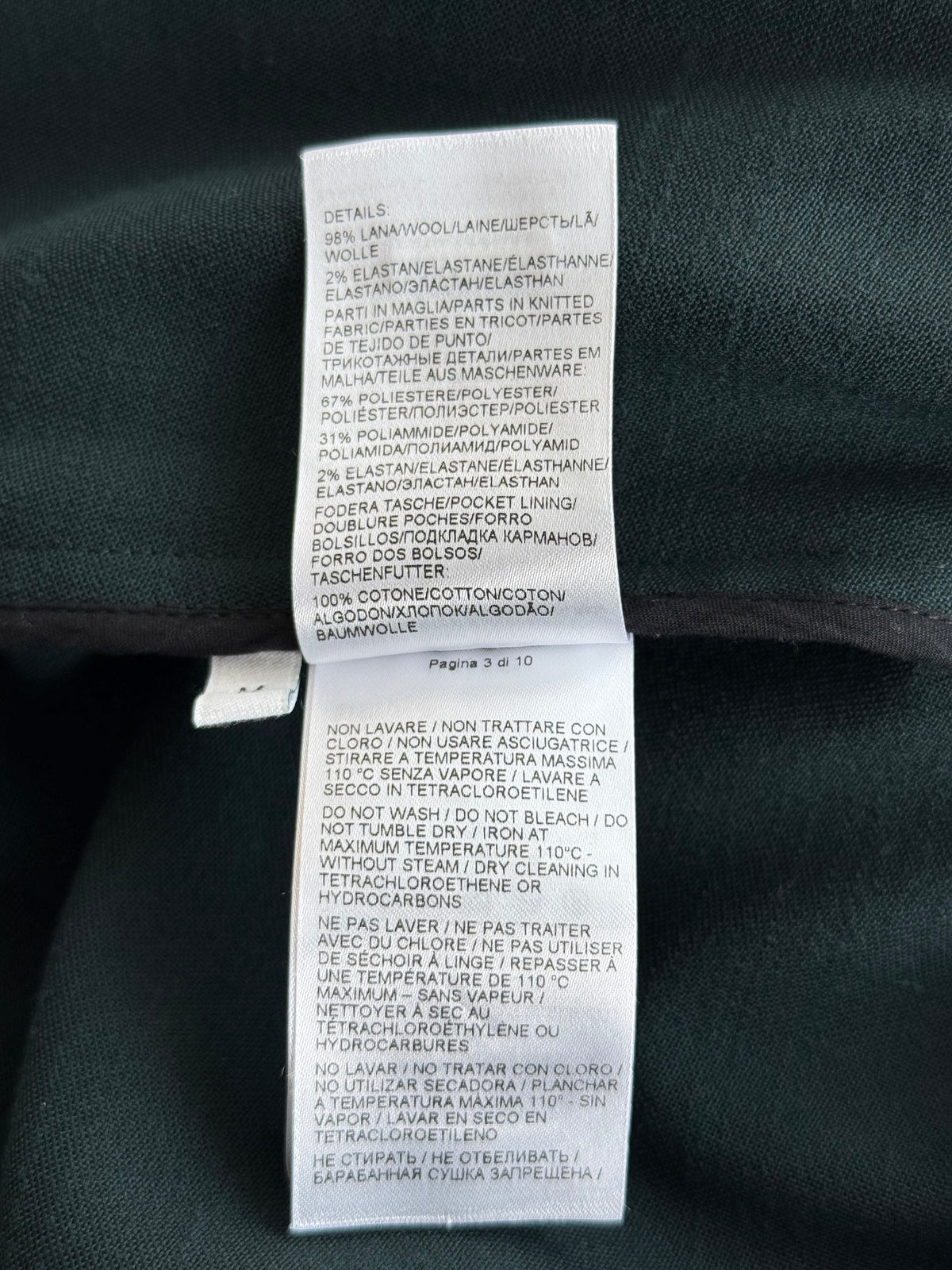 Bottega Veneta Green & White Striped Track Jacket