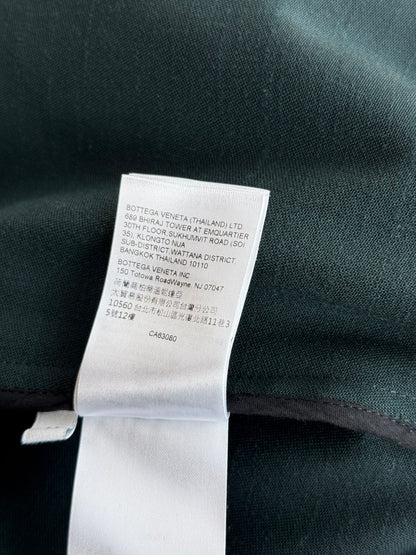 Bottega Veneta Green & White Striped Track Jacket