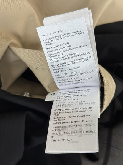Bottega Beige & Black Intrecciato Jacket