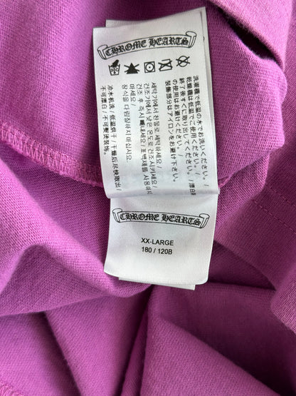 Chrome Hearts Matty Boy Purple Spider Web T-Shirt