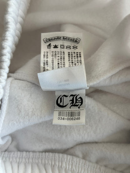 Chrome Hearts White & Blue Horseshoe Logo Sweatpants