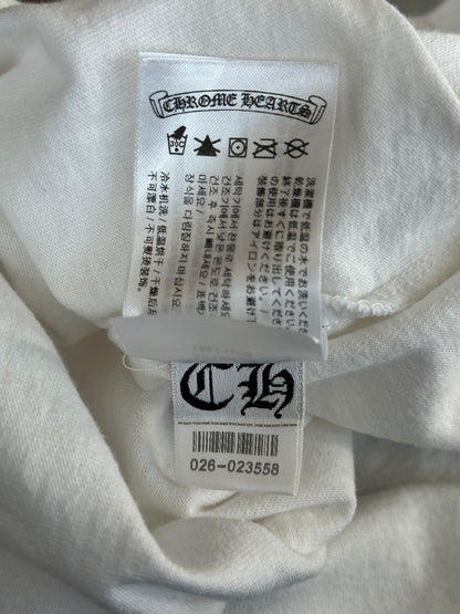 Chrome Hearts Matty Boy White Retro-Cycle Graphic T-Shirt