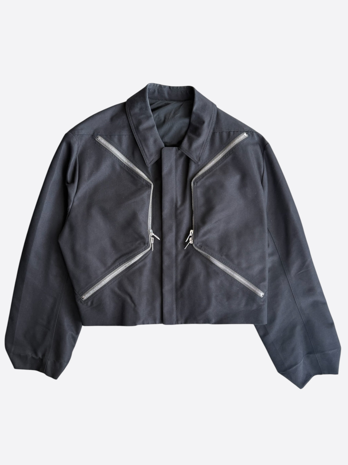 Rick Owens Black Heizer Mac Jacket