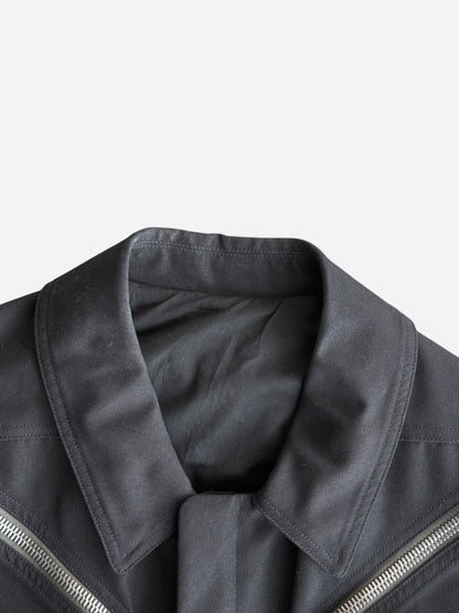 Rick Owens Black Heizer Mac Jacket