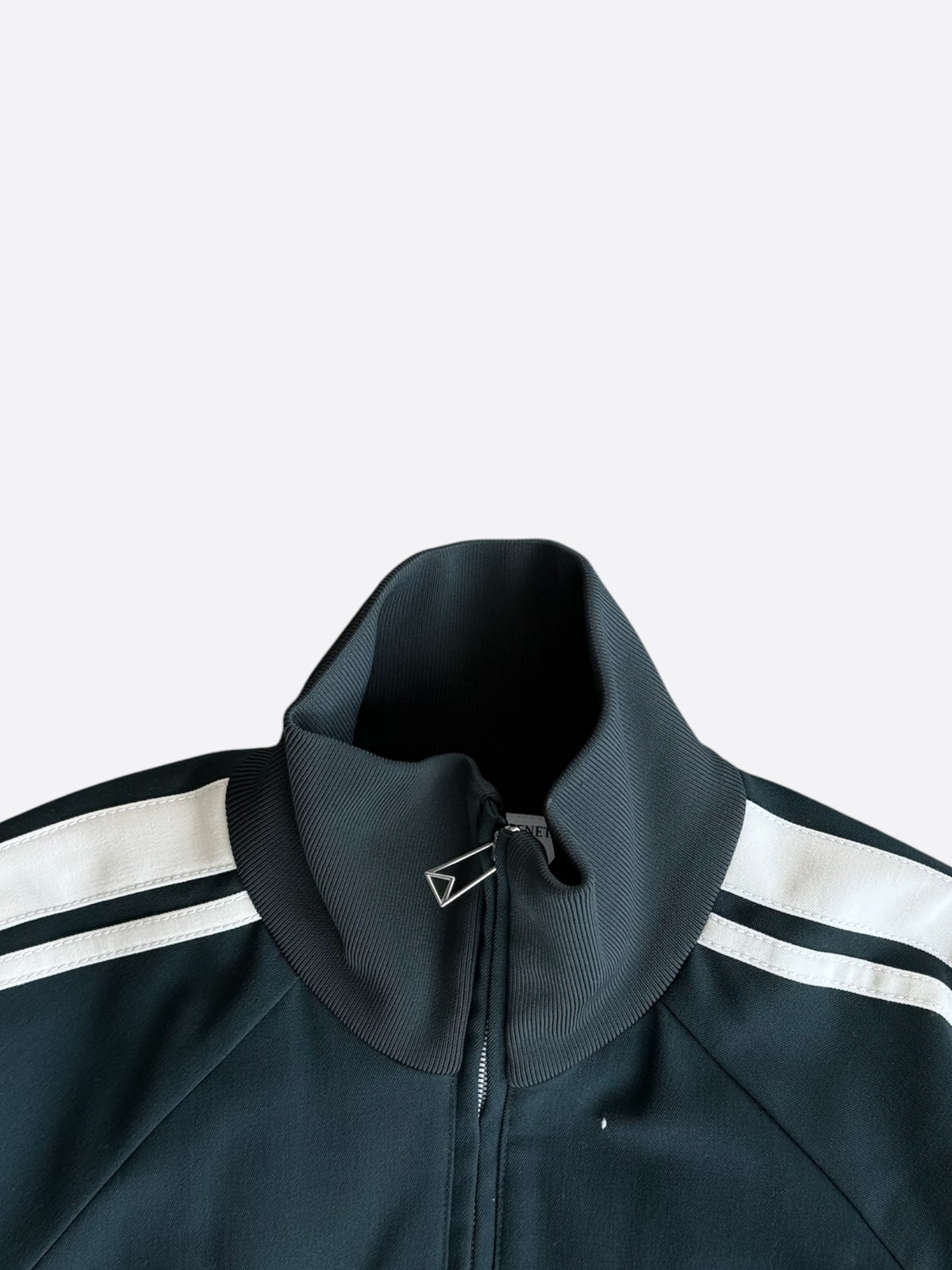 Bottega Veneta Green & White Striped Track Jacket