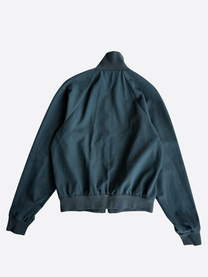 Bottega Veneta Green & White Striped Track Jacket