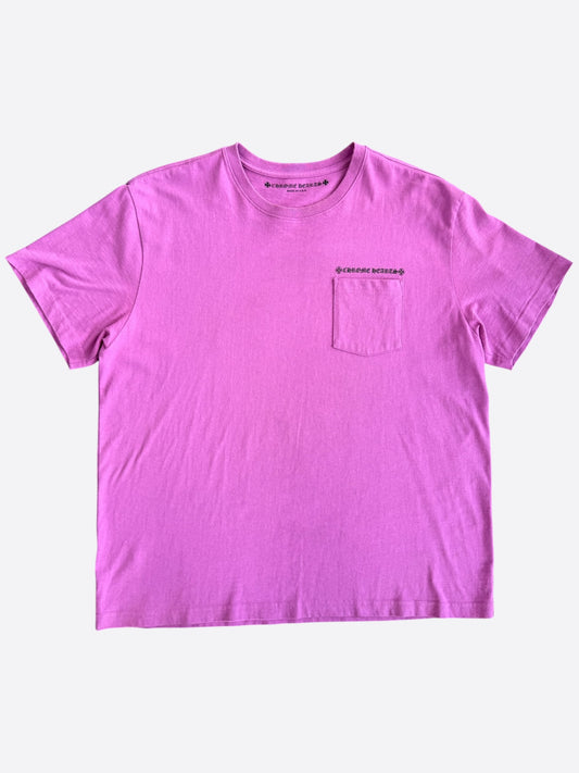 Chrome Hearts Matty Boy Purple Spider Web T-Shirt