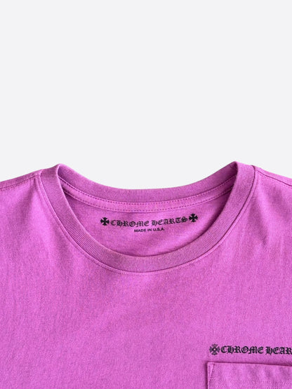 Chrome Hearts Matty Boy Purple Spider Web T-Shirt